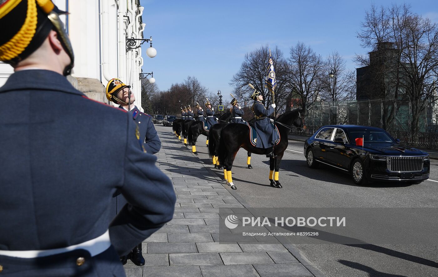 Встреча президента РФ В. Путина и председателя КНР Си Цзиньпина