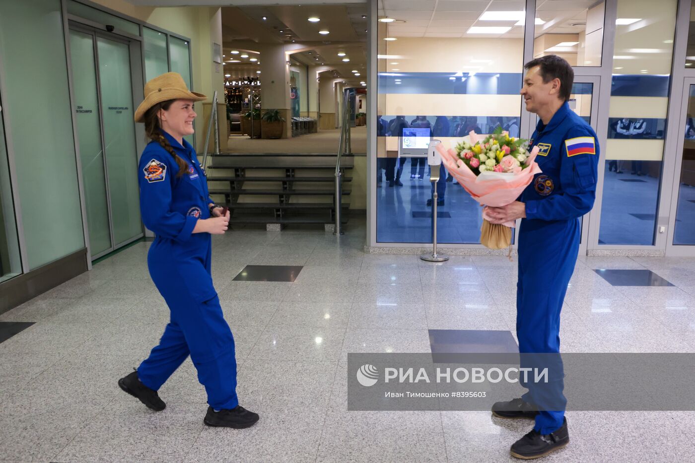 Встреча космонавта Анны Кикиной