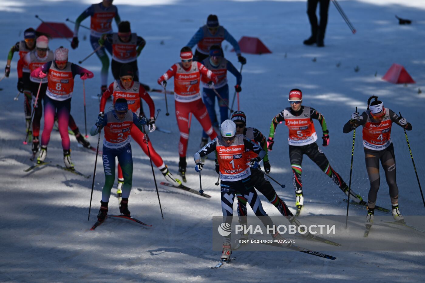 Лыжные гонки. Чемпионат России. Женщины. Командный спринт