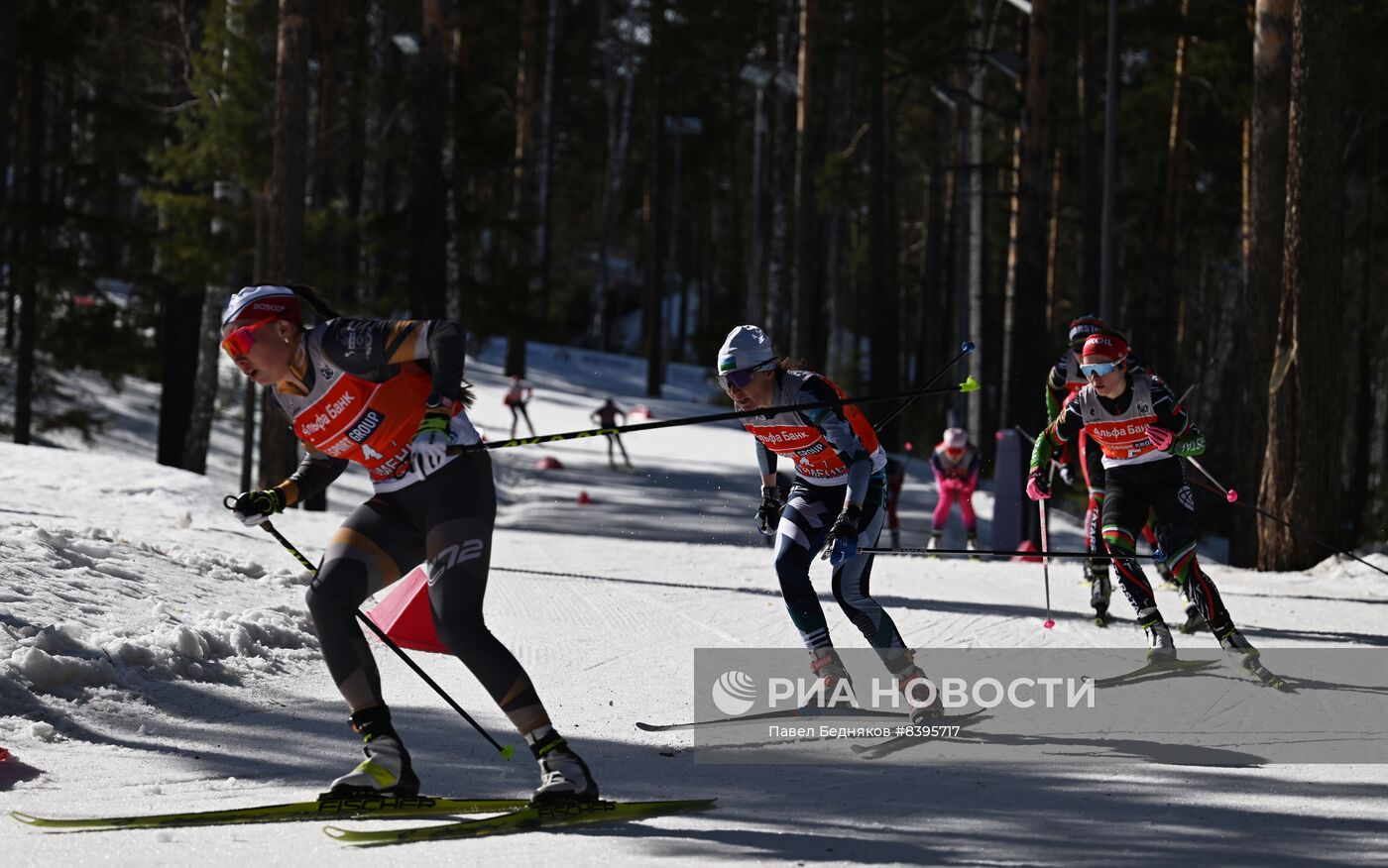 Лыжные гонки. Чемпионат России. Женщины. Командный спринт