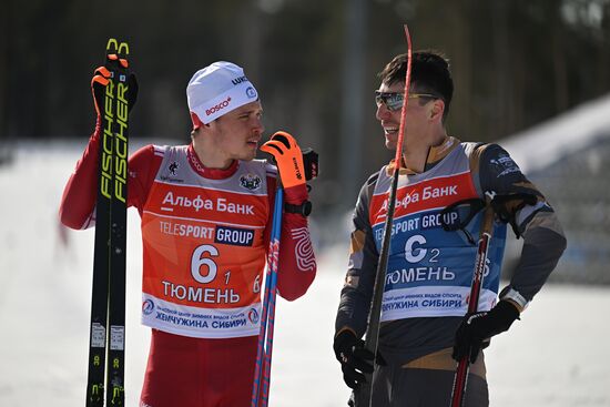Лыжные гонки чемпионат россии командный спринт мужчины