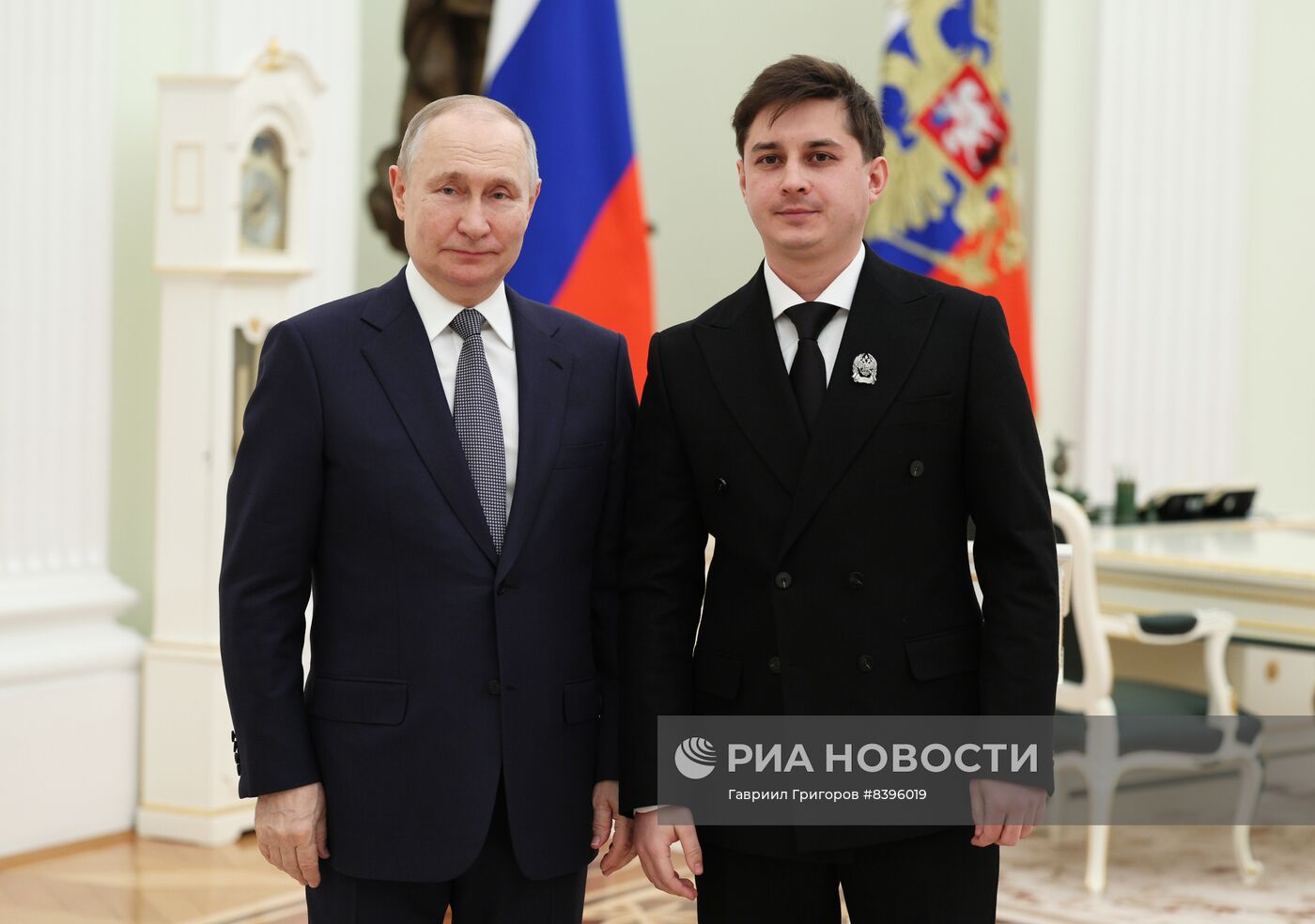 Президент РФ В. Путин вручил премии молодым деятелям культуры, а также за произведения для детей