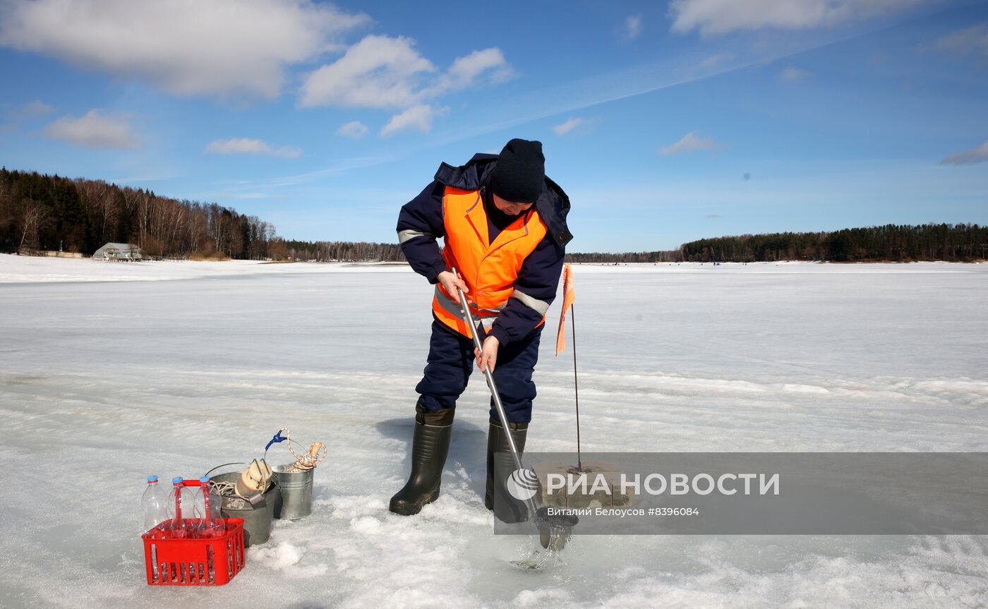 Работа Истринского гидротехнического узла