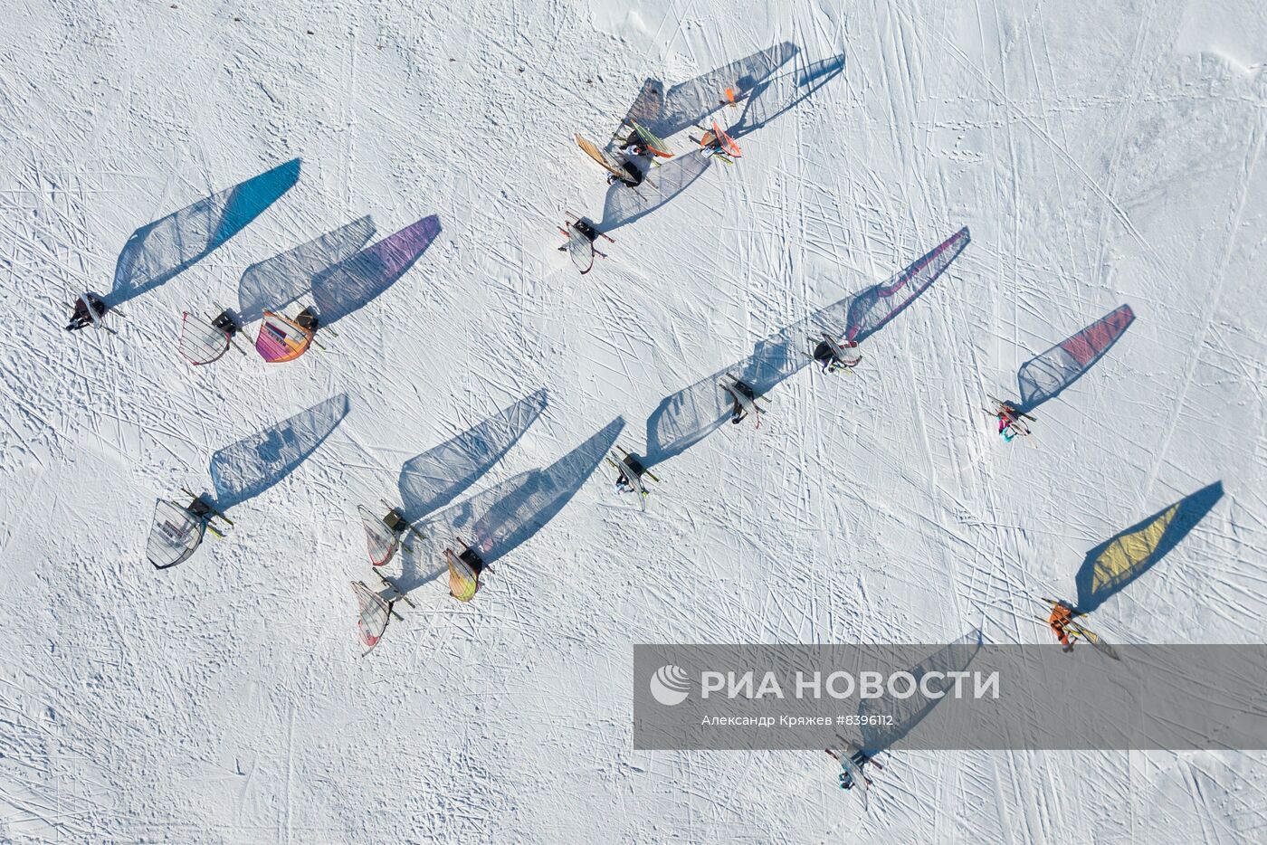 Чемпионат России по зимнему виндсерфингу в Новосибирске