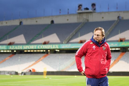 Футбол. Тренировка сборной России