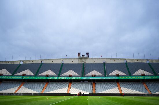 Футбол. Тренировка сборной России