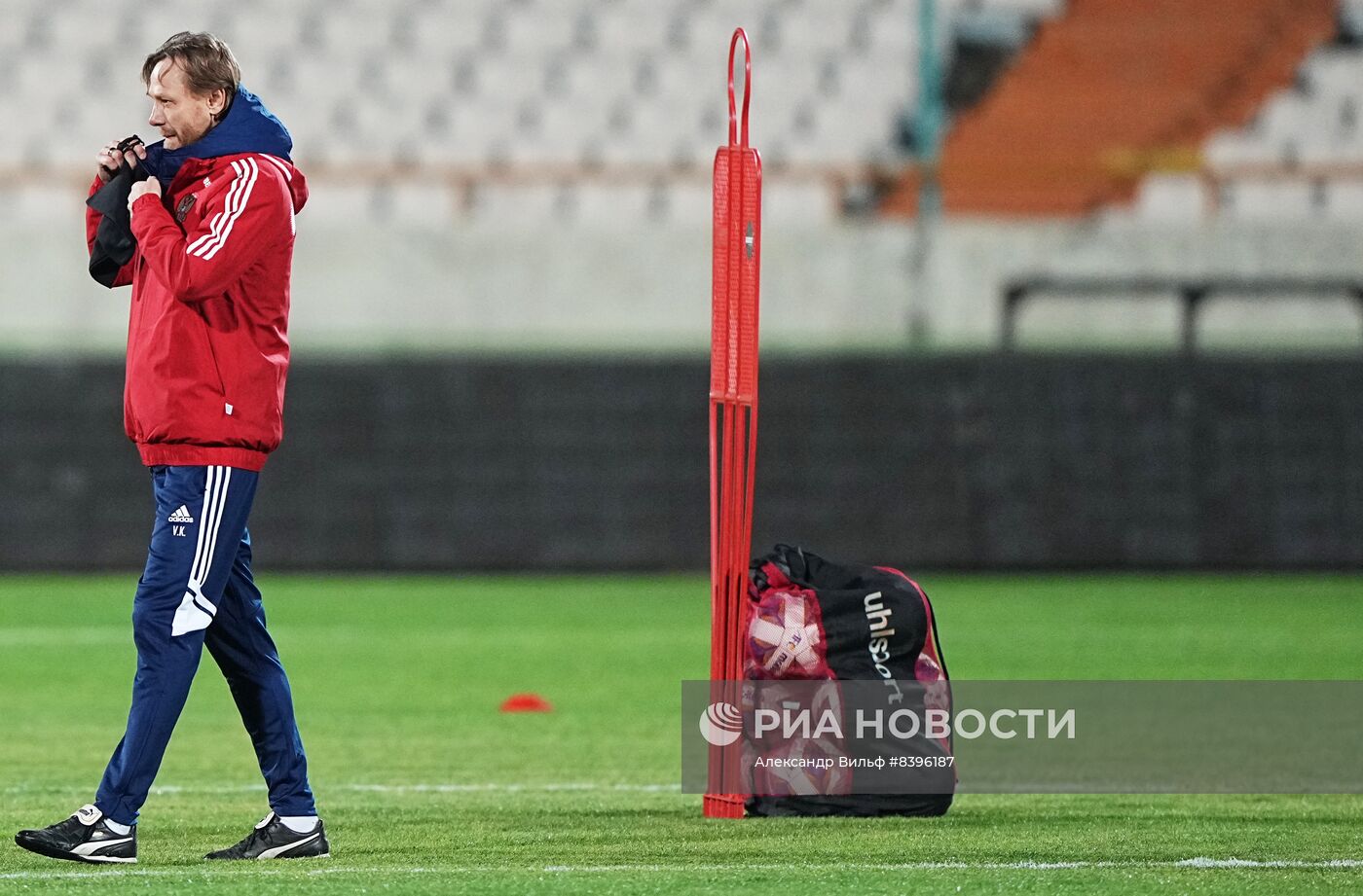 Футбол. Тренировка сборной России