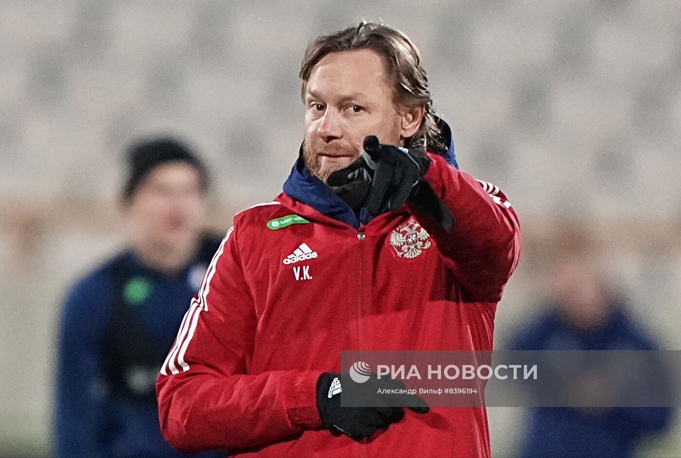 Футбол. Тренировка сборной России