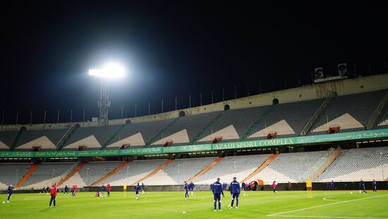 Футбол. Тренировка сборной России