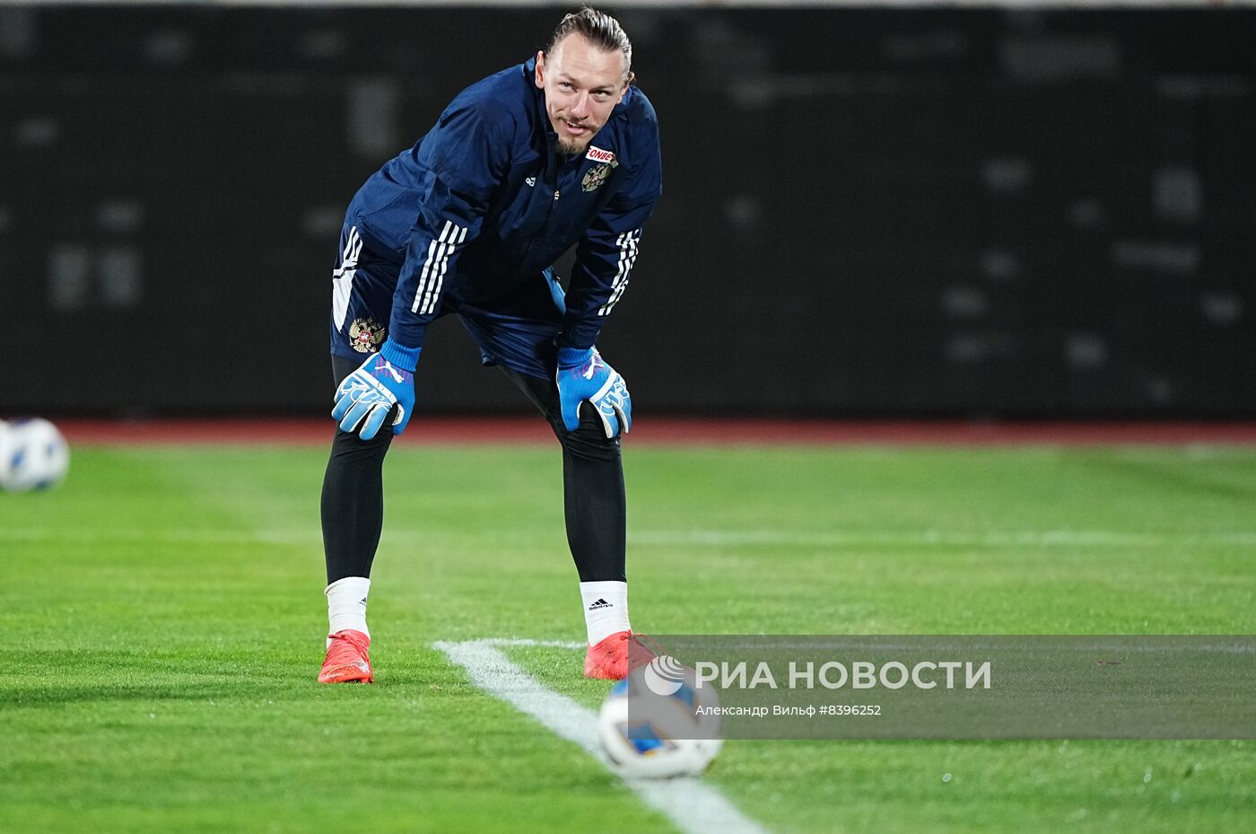 Футбол. Тренировка сборной России