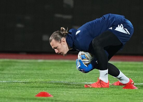 Футбол. Тренировка сборной России