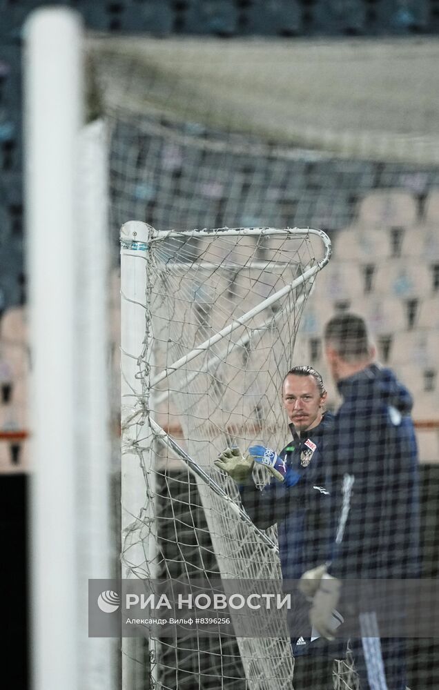 Футбол. Тренировка сборной России