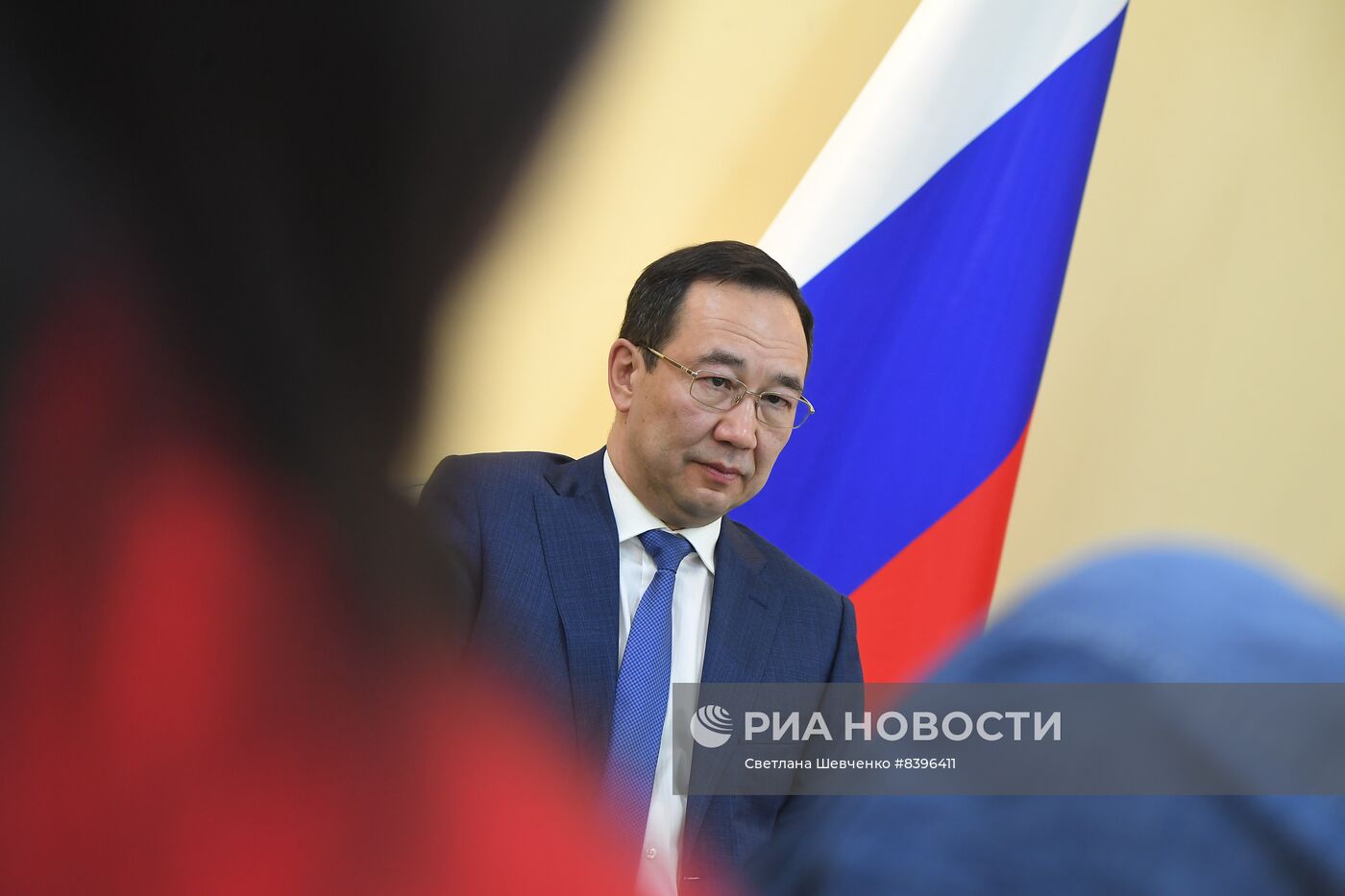 Интервью главы Республики Саха (Якутия) Айсена Николаева иностранным журналистам