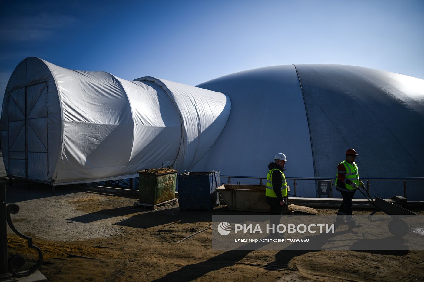 Реконструкция светомузыкального фонтана в музее-заповеднике Царицыно