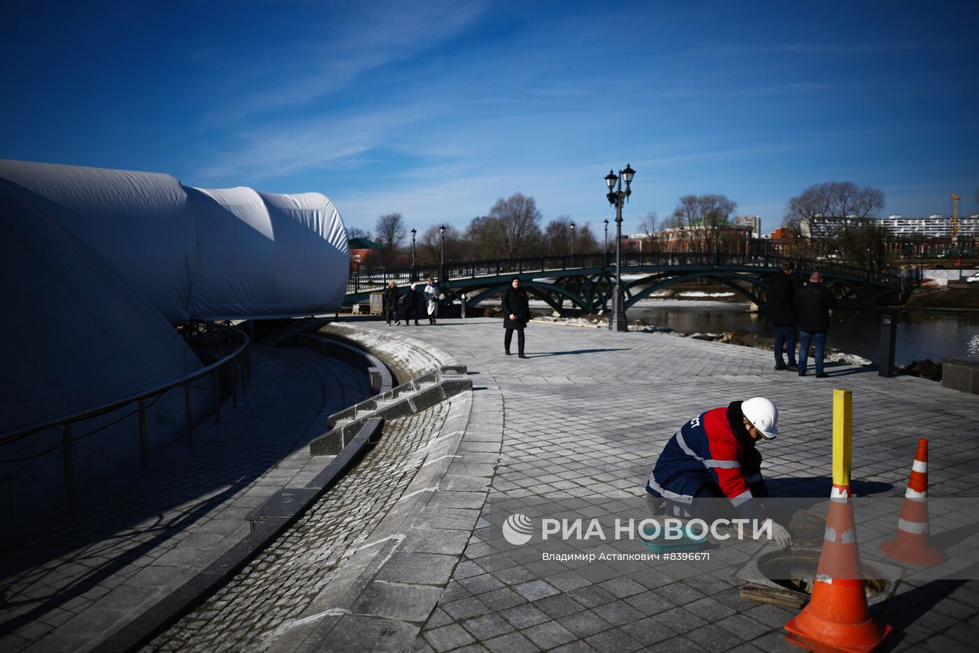 Реконструкция светомузыкального фонтана в музее-заповеднике Царицыно