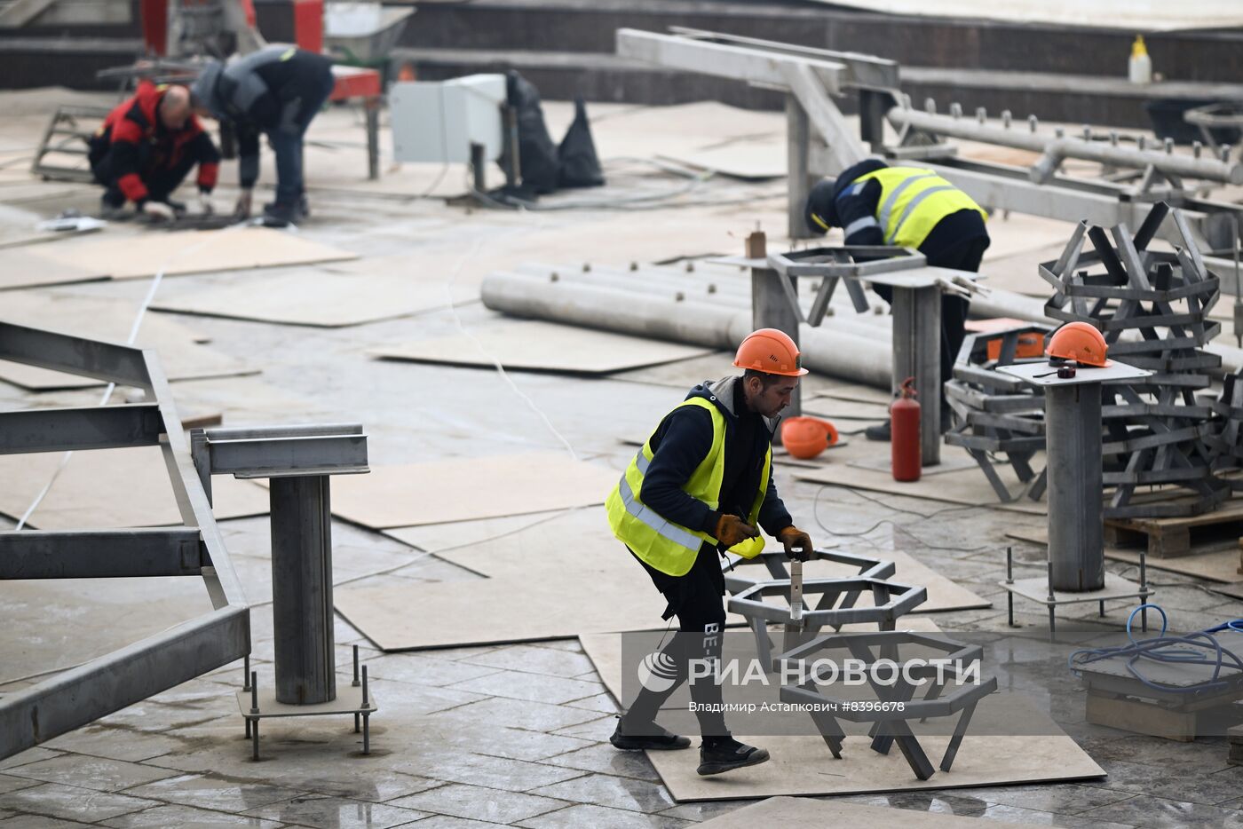 Реконструкция светомузыкального фонтана в музее-заповеднике Царицыно