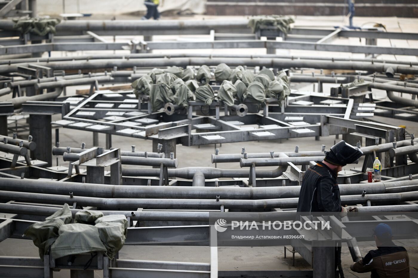 Реконструкция светомузыкального фонтана в музее-заповеднике Царицыно