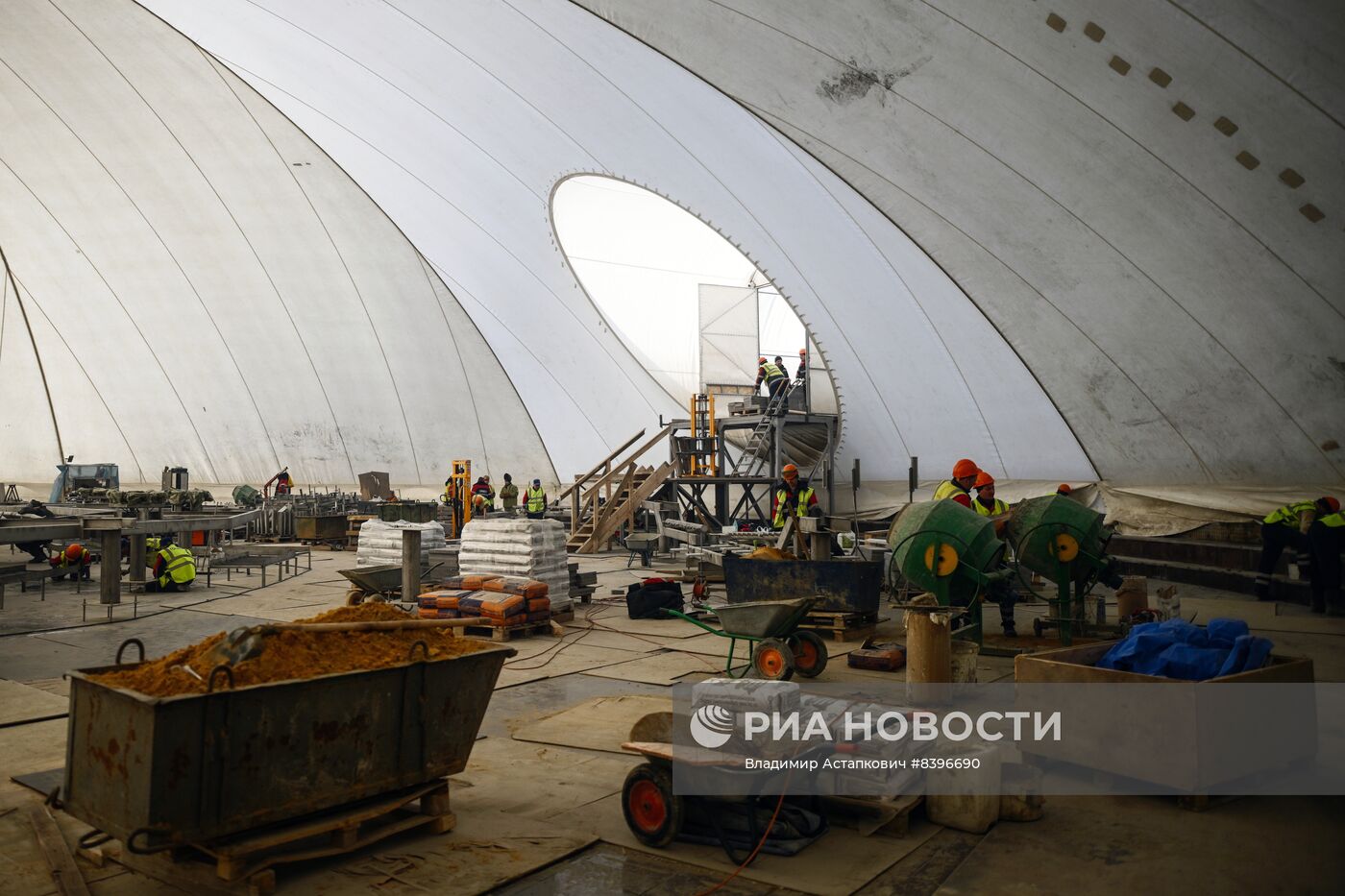 Реконструкция светомузыкального фонтана в музее-заповеднике Царицыно