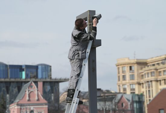 Теплая погода в Москве