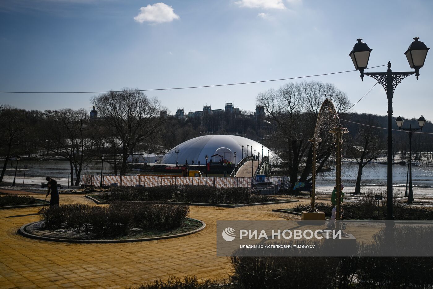 Реконструкция светомузыкального фонтана в музее-заповеднике Царицыно