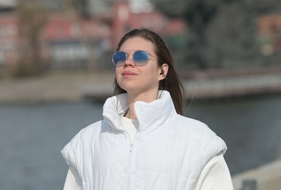 Теплая погода в Москве