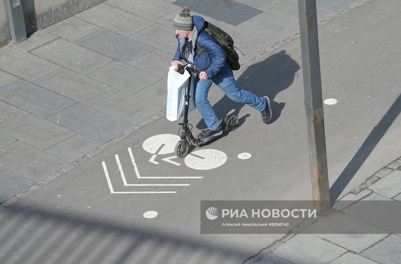 Теплая погода в Москве