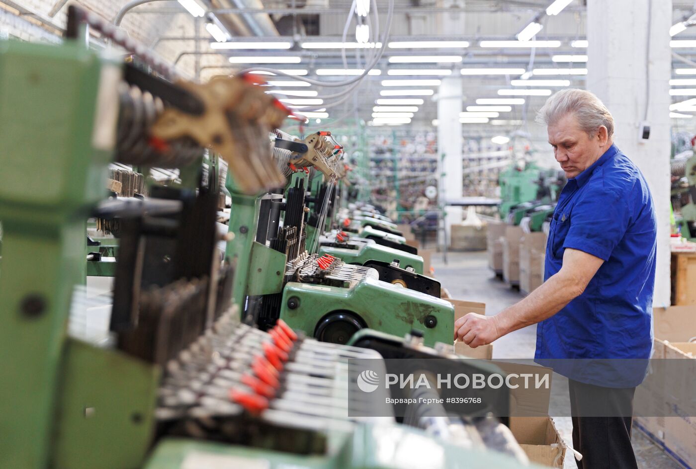 Работа ленто-ткацкой фабрики в Иваново