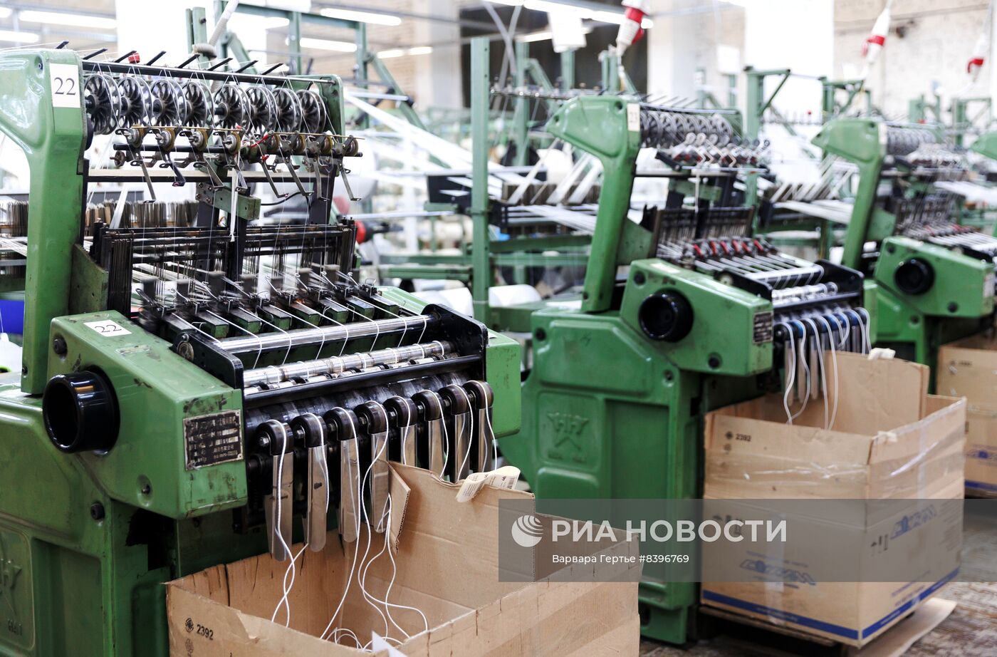 Работа ленто-ткацкой фабрики в Иваново