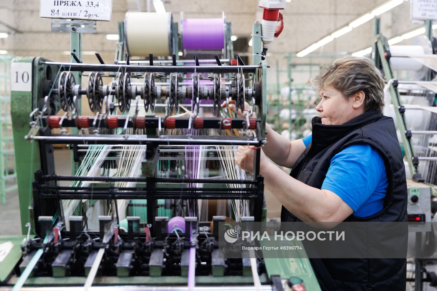 Работа ленто-ткацкой фабрики в Иваново