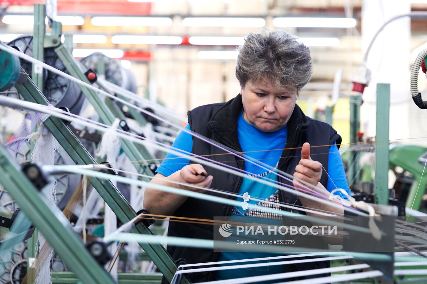 Работа ленто-ткацкой фабрики в Иваново