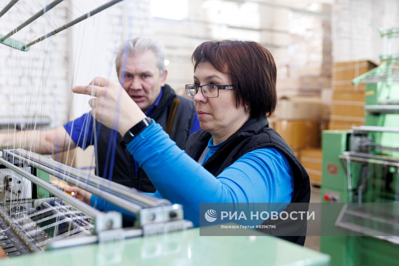 Работа ленто-ткацкой фабрики в Иваново