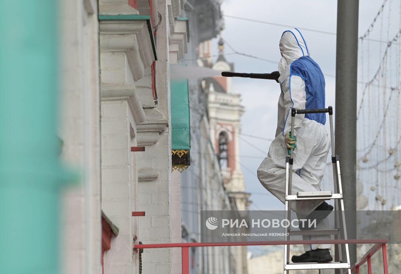 Теплая погода в Москве