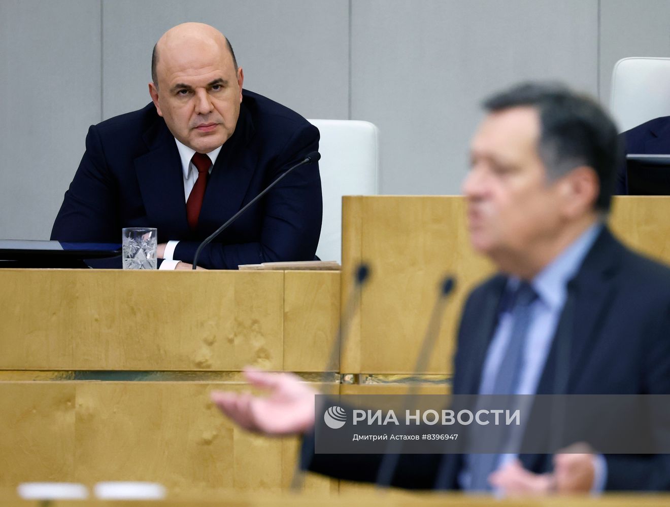 Председатель правительства РФ М. Мишустин выступил с отчетом в Госдуме