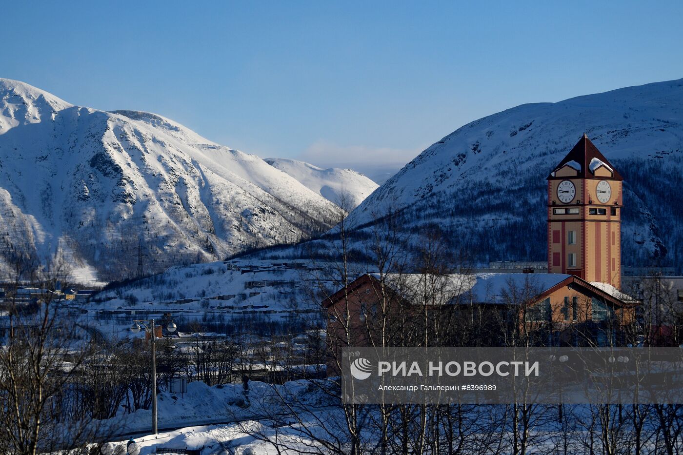 Город Кировск в Мурманской области 