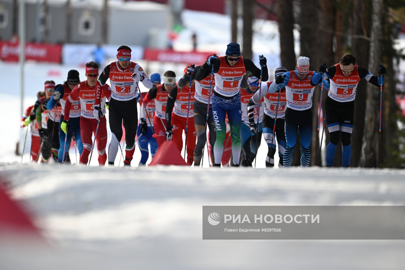 Лыжные гонки. Чемпионат России. Мужчины. Эстафета