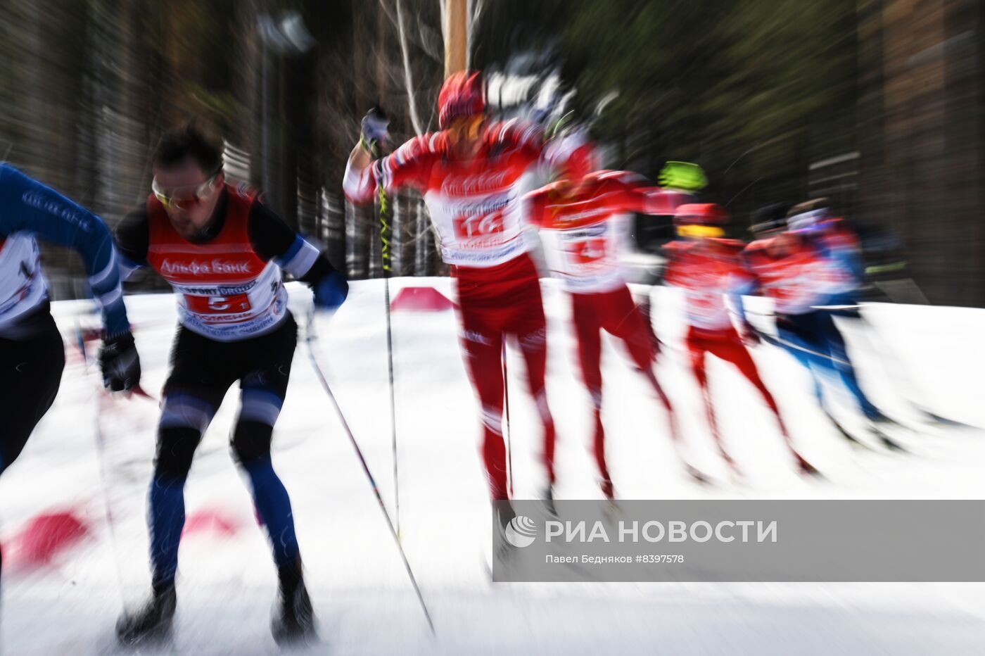 Лыжные гонки. Чемпионат России. Мужчины. Эстафета