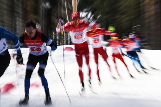 Лыжные гонки. Чемпионат России. Мужчины. Эстафета