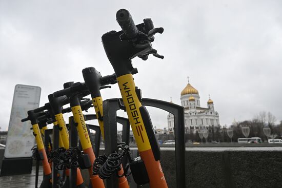 Старт сезона проката электросамокатов  в Москве