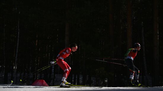 Лыжные гонки. Чемпионат России. Женщины. Масс-старт