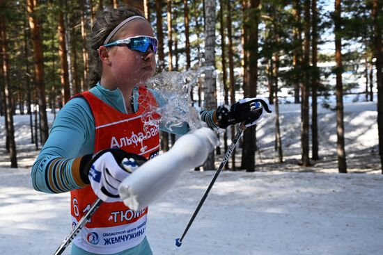 Лыжные гонки. Чемпионат России. Женщины. Масс-старт