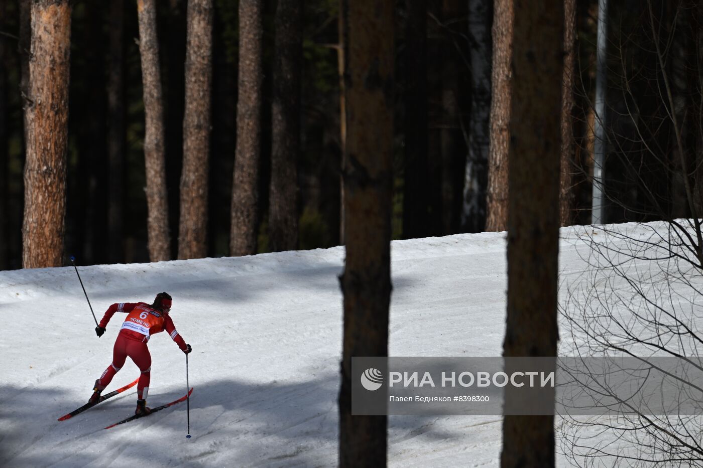 Лыжные гонки. Чемпионат России. Женщины. Масс-старт