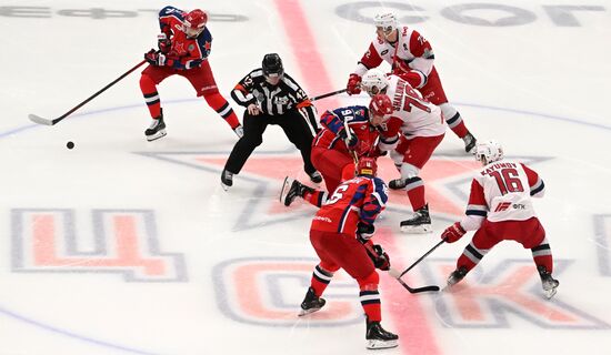 Хоккей. КХЛ. Матч ЦСКА - "Локомотив"