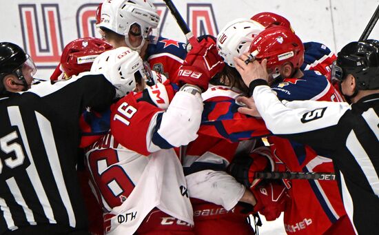 Хоккей. КХЛ. Матч ЦСКА - "Локомотив"