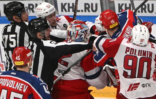 Хоккей. КХЛ. Матч ЦСКА - "Локомотив"