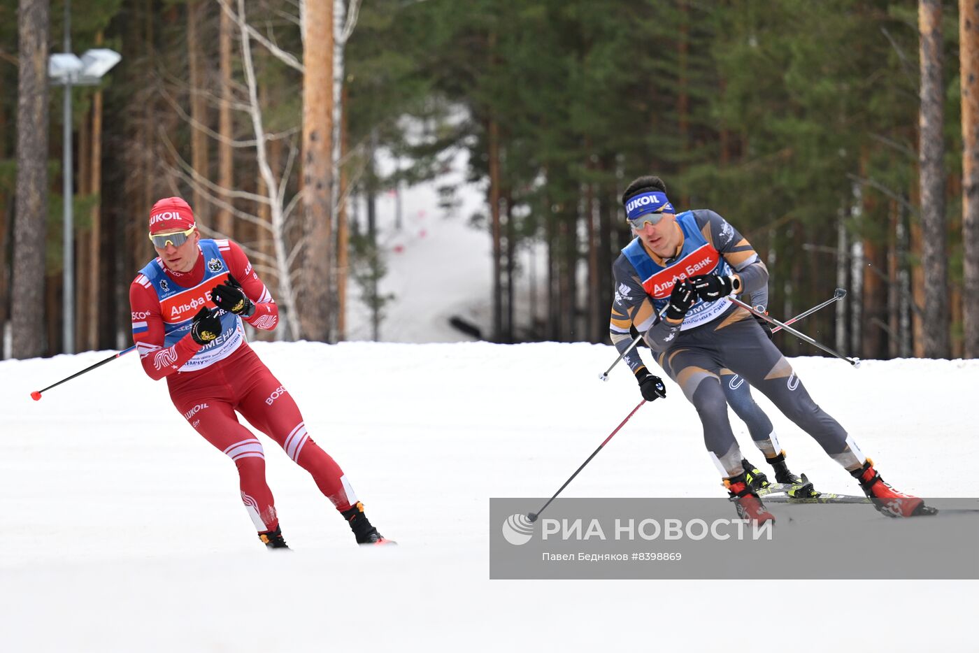 Лыжные гонки. Чемпионат России. Мужчины. Масс-старт