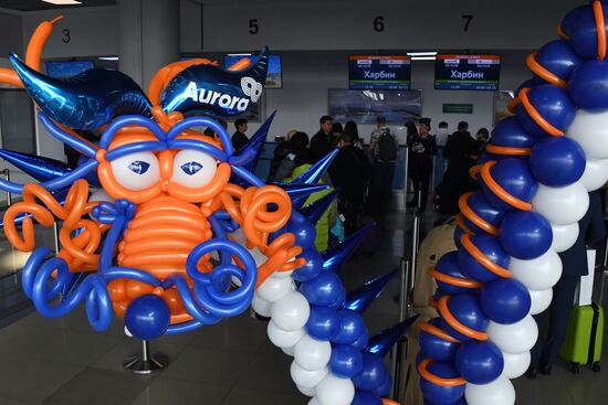 Возобновление рейсов из Владивостока в Китай