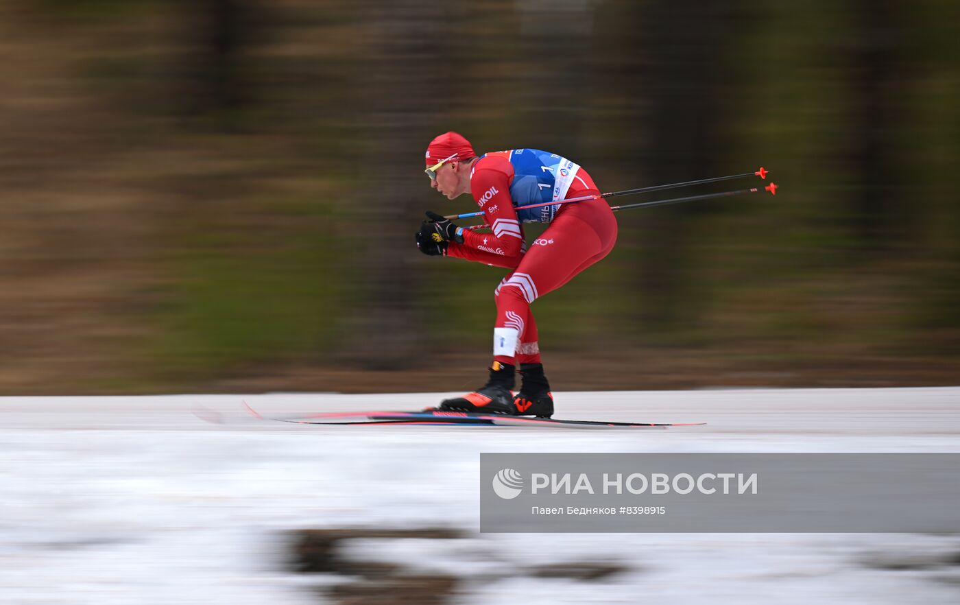 Лыжные гонки. Чемпионат России. Мужчины. Масс-старт