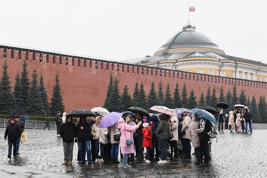 Дождь в Москве