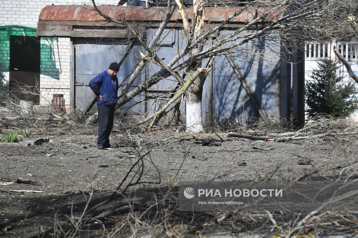 Последствия обстрела Мелитополя