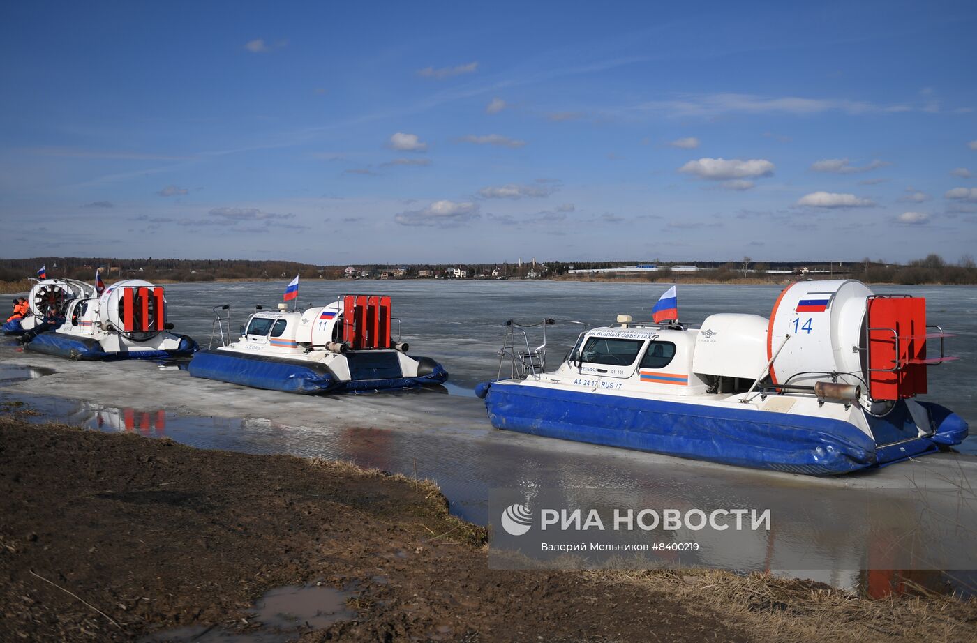 Учения по предупреждению и ликвидации последствий паводков